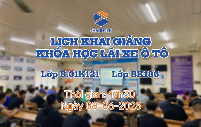 KHAI GIẢNG LỚP ĐÀO TẠO LÁI XE Ô TÔ HẠNG B 08/06/2025 KHAI GIẢNG LỚP ĐÀO TẠO LÁI XE Ô TÔ HẠNG B