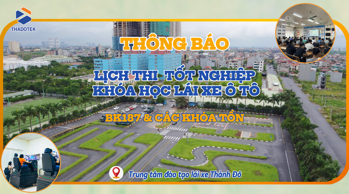 THI TỐT NGHIỆP KHÓA HỌC LÁI XE
